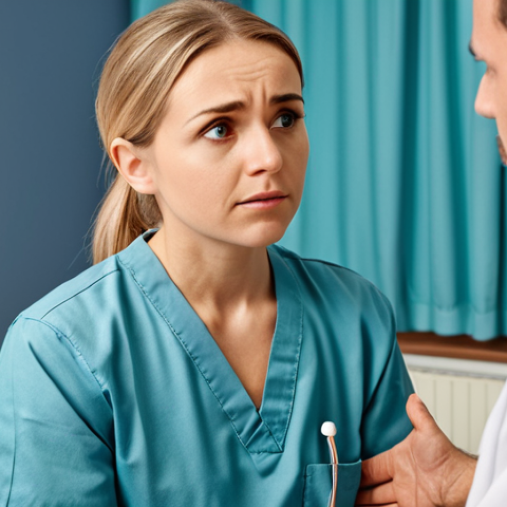 **Occupational therapist attentively listening to a patient, creating a trusting relationship. Warm, empathetic atmosphere.**