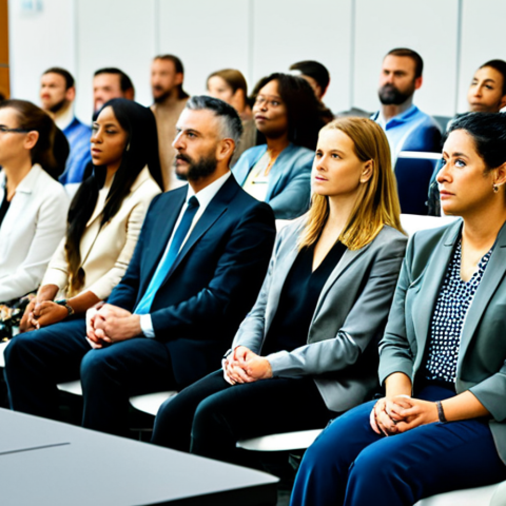 **

"A diverse group of fully clothed occupational therapists attending a lecture at a modern conference, focused on the speaker, appropriate attire, safe for work, perfect anatomy, professional environment, well-lit, family-friendly, modest clothing."

**