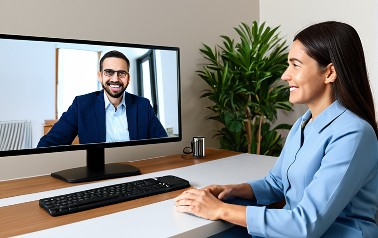 작업치료사의 최신 재활 연구 사례 - Telehealth Occupational Therapy Session**

"A professional occupational therapist, fully clothed in ...