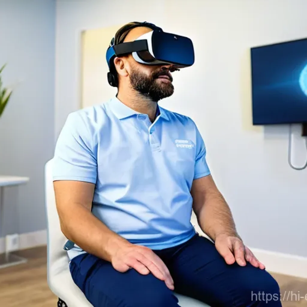 작업치료사의 임상 연구 주제 - **Prompt: Engaging VR Rehabilitation for Stroke Patient**
    "A middle-aged man, a stroke patient, ...