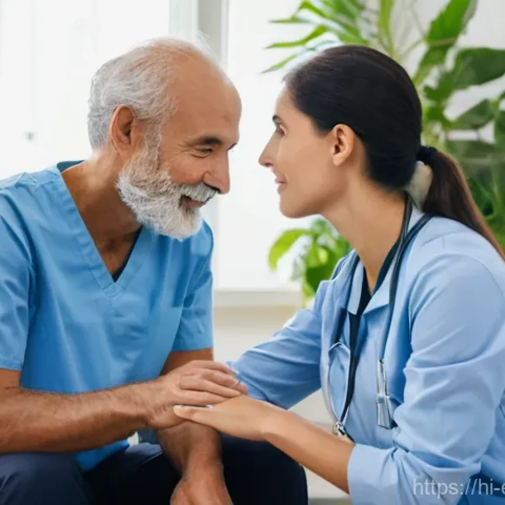 작업치료사의 환자 피드백 개선 사례 - **Prompt 1: Empathetic Occupational Therapist Listening to a Patient**
    "A heartwarming and profe...