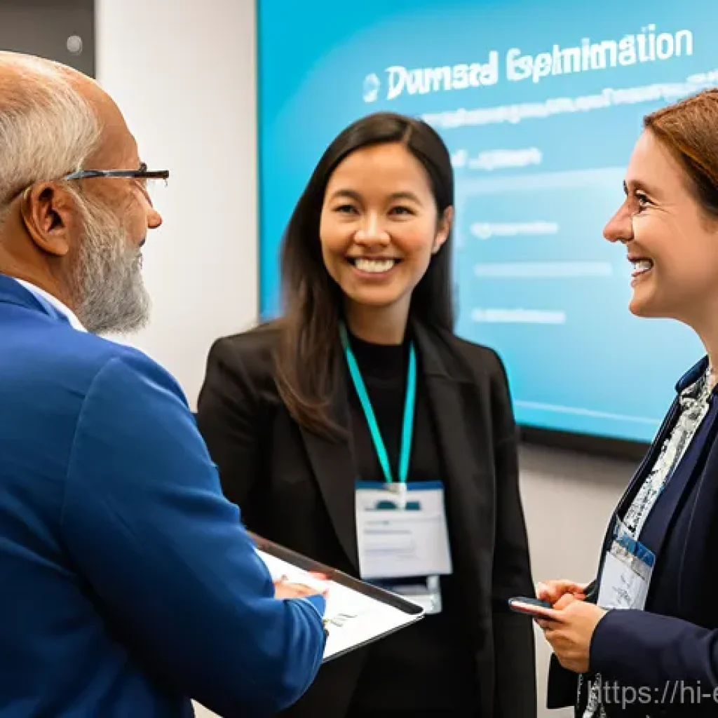 작업치료사의 전문 학회 네트워킹 - **Image Prompt 1: Dynamic Professional Learning and Networking**
    "A bustling, modern professiona...