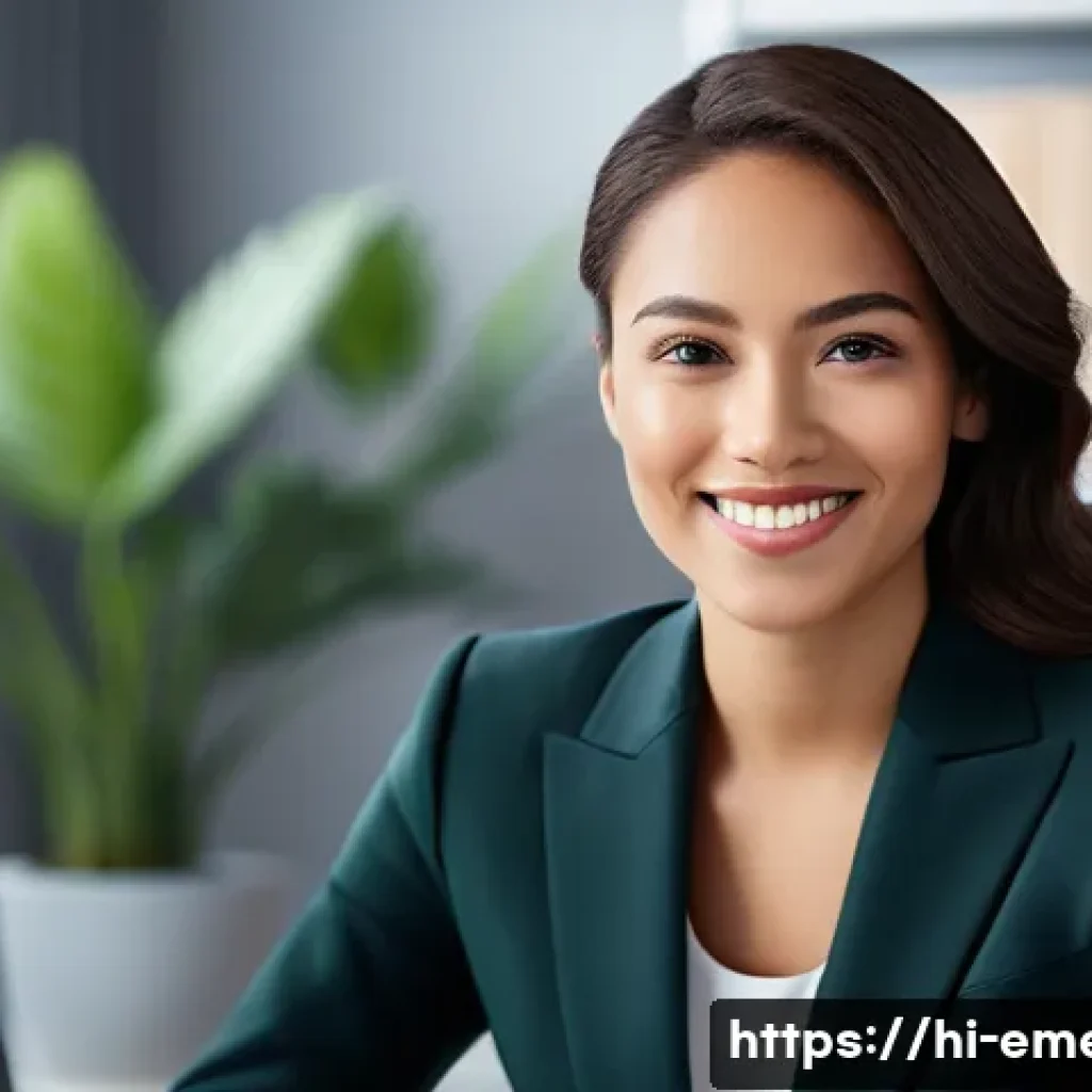 작업치료사 인터뷰 준비 방법 - **A confident professional at a traditional interview:** A highly detailed, realistic photograph of ...