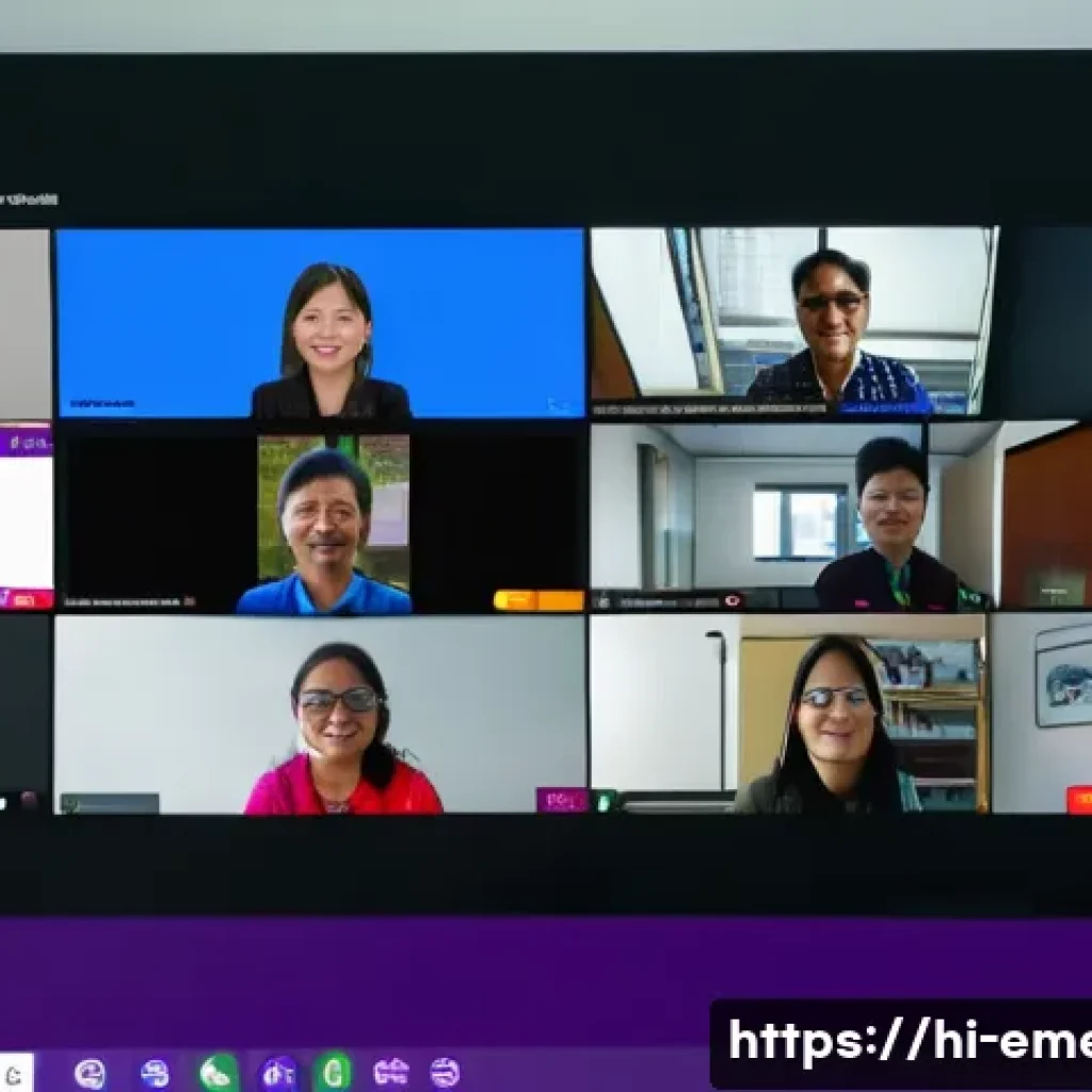 작업치료사의 글로벌 네트워크 형성 사례 - A diverse group of occupational therapists from India, Japan, and South Korea participating in a vir...